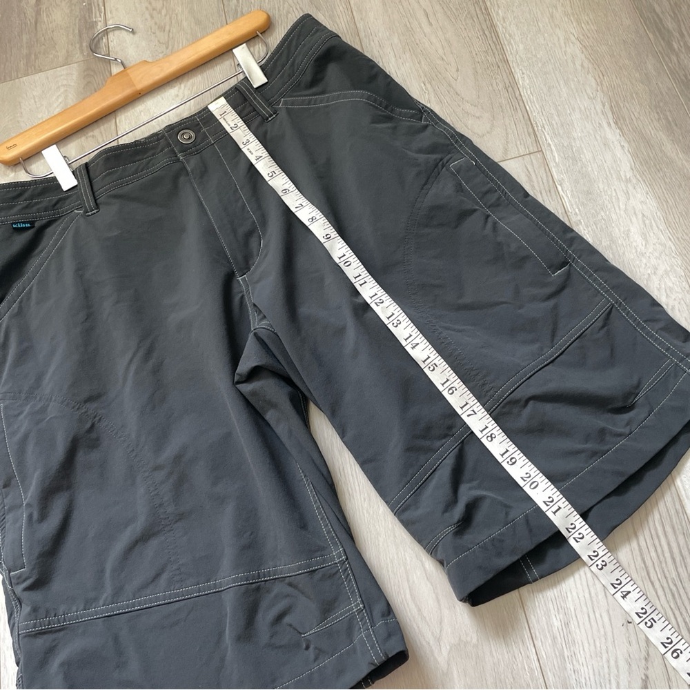 Kuhl Renegade Shorts 12" outdoor mens Gray (size 36) gorpcore dad hiking upf 50+ - Picture 8 of 8
